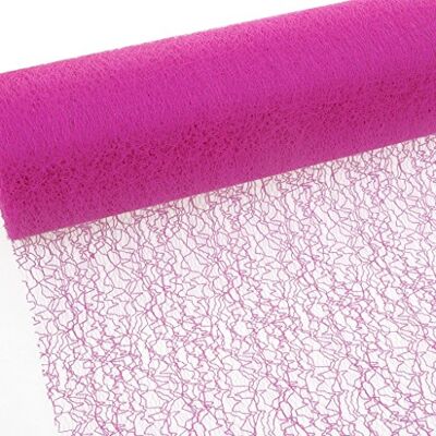 Deko AS GmbH Spiderweb Mesch Tischläufer Tischband 30cm pink Rolle 25m 67 019-R 300 Deko AS GmbH Spiderweb Mesch Tischläufer Tischband 30cm pink Rolle 25m 67 019-R 300