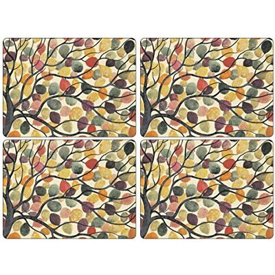 Pimpernel Mehrfarbige Tischuntersetzer-Set - 16x20 Zoll, Korkrücken, Künstlerdruck Pimpernel Mehrfarbige Tischuntersetzer-Set - 16x20 Zoll, Korkrücken, Künstlerdruck