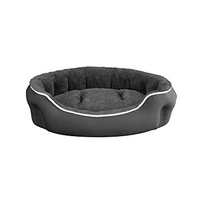 Italian Bed Linen Sogni E Capricci Bett für Hunde und Katzen, Graphit, 59 x 53 x 18 cm Italian Bed Linen Sogni E Capricci Bett für Hunde und Katzen, Graphit, 59 x 53 x 18 cm
