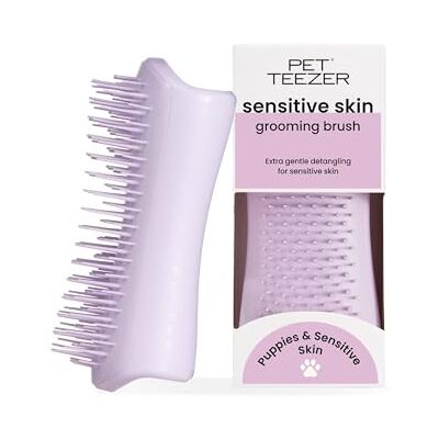 Pet Teezer Tangle Teezer Welpenbürste – Sanfte Hundebürste für Welpen – Ideal für Welpen und Hunde mit empfindlicher Haut & Fell – Flieder Pet Teezer Tangle Teezer Welpenbürste – Sanfte Hundebürste für Welpen – Ideal für Welpen und Hunde mit empfindlicher Haut & Fell – Flieder