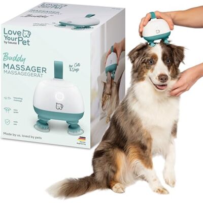 Beurer Love Your Pet by Massagegerät Buddy für Hunde und Katzen, entspannende Kopfmassage und Körpermassage für Haustiere, Anti-Stress-Massage, besonders leise, Silikon-Massageaufsätze, mit Akku Beurer Love Your Pet by Massagegerät Buddy für Hunde und Katzen, entspannende Kopfmassage und Körpermassage für Haustiere, Anti-Stress-Massage, besonders leise, Silikon-Massageaufsätze, mit Akku