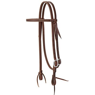 Weaver Equine Weaver Leather Working Tack Stirnband aus Edelstahl, mit einzelner Schnalle, geölt Canyon Rose, 1,6 cm Weaver Equine Weaver Leather Working Tack Stirnband aus Edelstahl, mit einzelner Schnalle, geölt Canyon Rose, 1,6 cm
