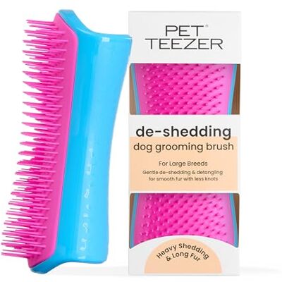 Pet Teezer Tangle Teezer Fellpflegebürste für große Hunde – Hundebürste für Trocken- oder Badegebrauch – Die perfekte Bürste für Hunde – Blau & Pink Pet Teezer Tangle Teezer Fellpflegebürste für große Hunde – Hundebürste für Trocken- oder Badegebrauch – Die perfekte Bürste für Hunde – Blau & Pink