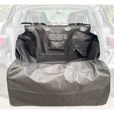 Auto Accessori Lupex Autoabdeckung für Hunde, Kofferraumschutz, universell, wasserdicht, Material Oxford 600d, Farbe Schwarz, für Schrägheck, Geländewagen und SUV Auto Accessori Lupex Autoabdeckung für Hunde, Kofferraumschutz, universell, wasserdicht, Material Oxford 600d, Farbe Schwarz, für Schrägheck, Geländewagen und SUV
