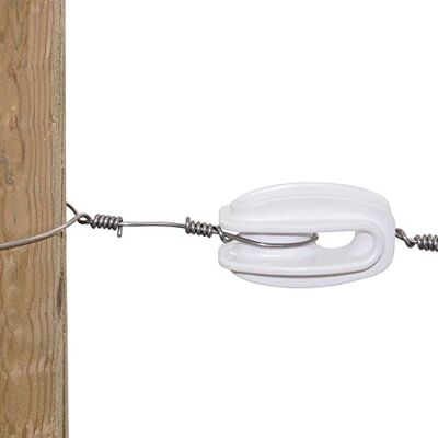 Kerbl Abspannisolator, Polyamid glasfaserverstärkt, weiß, 10 Stück Kerbl Abspannisolator, Polyamid glasfaserverstärkt, weiß, 10 Stück