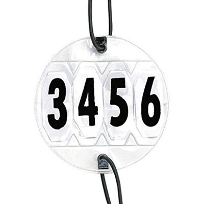 HKM 558204 Turniernummern 1 Paar, verstellbar, M HKM 558204 Turniernummern 1 Paar, verstellbar, M