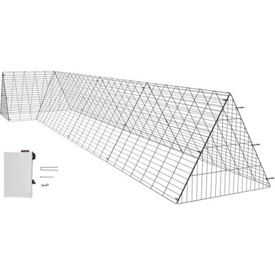 VEVOR Hühnertunnel, 400 x 100 x 61,5 cm (L x B x H) Hühnerkäfig für den Hof, tragbare Hühnertunnel für draußen mit Eckrahmen, Hühnerstall-Auslauf, geeignet für Hühner, Enten, Kaninchen VEVOR Hühnertunnel, 400 x 100 x 61,5 cm (L x B x H) Hühnerkäfig für den Hof, tragbare Hühnertunnel für draußen mit Eckrahmen, Hühnerstall-Auslauf, geeignet für Hühner, Enten, Kaninchen