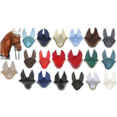 HKM 33876972 Fliegenhaube, M, dunkelblau/gold HKM 33876972 Fliegenhaube, M, dunkelblau/gold