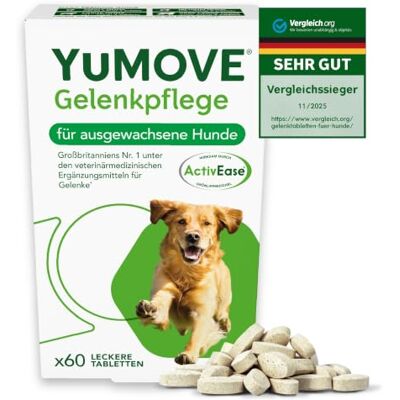 Lintbells YuMOVE Erwachsener Hund Wesentlich Hüfte und Gelenk Ergänzung - Hundezusatz Lintbells YuMOVE Erwachsener Hund Wesentlich Hüfte und Gelenk Ergänzung - Hundezusatz