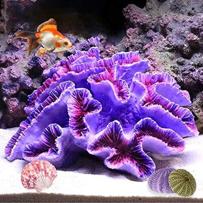 Besimple Aquarium-Korallen-Ornamente, Dekoration für Aquarien, Landschaft, Violett Besimple Aquarium-Korallen-Ornamente, Dekoration für Aquarien, Landschaft, Violett