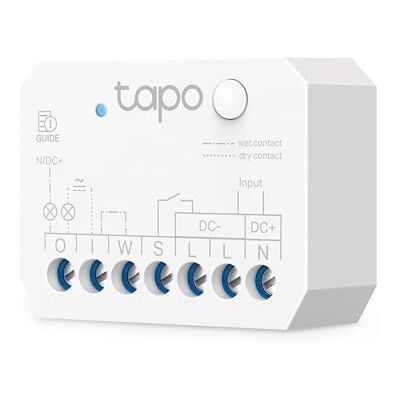 Tapo S110E WLAN und Bluetooth Smart Relaisschalter, Dry/Wet Contact, 1 Kanal, 10A, Lichtschalter, Garagentoröffner, Energieerfassung, Kompatibel Mit Alexa, Matter, Kein Hub Erforderlich Tapo S110E WLAN und Bluetooth Smart Relaisschalter, Dry/Wet Contact, 1 Kanal, 10A, Lichtschalter, Garagentoröffner, Energieerfassung, Kompatibel Mit Alexa, Matter, Kein Hub Erforderlich