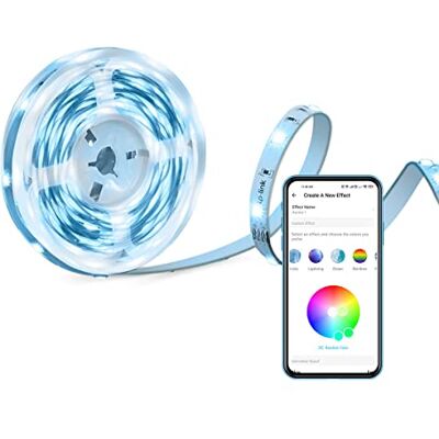 Tapo TP-Link LED Strip 5M, Wifi LED Streifen, 16 Mio. Farben, dimmbar, APP Steuerung, schneidbar, kompatibel mit Amazon Alexa, Hey Google, kein Hub notwendig, energiesparend ( L900-5) Tapo TP-Link LED Strip 5M, Wifi LED Streifen, 16 Mio. Farben, dimmbar, APP Steuerung, schneidbar, kompatibel mit Amazon Alexa, Hey Google, kein Hub notwendig, energiesparend ( L900-5)