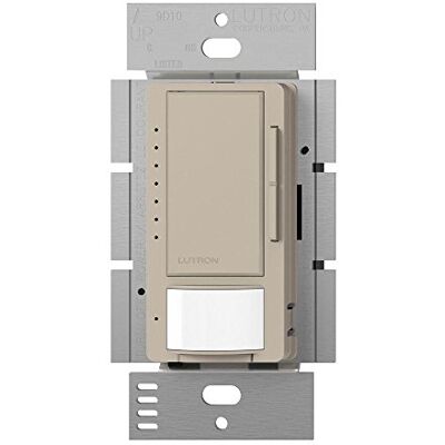 Lutron Maestro LED+ Bewegungsmelder Dimmschalter Kein Neutral erforderlich MSCL-OP153M-TP Taupe Lutron Maestro LED+ Bewegungsmelder Dimmschalter Kein Neutral erforderlich MSCL-OP153M-TP Taupe