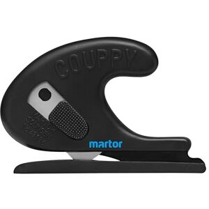 MARTOR SECUMAX COUPPY, Sicherheitsmesser mit verdeckter Klinge, Schneiden von Papierbahnen, Kunststoffbahnen, mit Gleitfuß, Klinge 4-fach nutzbar MARTOR SECUMAX COUPPY, Sicherheitsmesser mit verdeckter Klinge, Schneiden von Papierbahnen, Kunststoffbahnen, mit Gleitfuß, Klinge 4-fach nutzbar