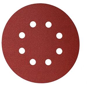 Mirka Red Schleifpapier Schleifscheiben Ø 125 mm/Klett-Haftung / 8-Loch/Korn P180 / 5 Stück/zum Schleifen von Holz, Metall und Kunststoff Mirka Red Schleifpapier Schleifscheiben Ø 125 mm/Klett-Haftung / 8-Loch/Korn P180 / 5 Stück/zum Schleifen von Holz, Metall und Kunststoff