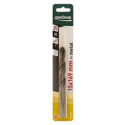 GRÖNE Kobalt Metallbohrer Bohrer aus Kobalt HSS-Stahl Hohe Schnittgeschwindigkeit Beständig gegen extreme Temperaturen Überhitzt Nicht 15mm 1 Stk. GRÖNE Kobalt Metallbohrer Bohrer aus Kobalt HSS-Stahl Hohe Schnittgeschwindigkeit Beständig gegen extreme Temperaturen Überhitzt Nicht 15mm 1 Stk.
