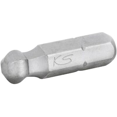 KS Tools 911.3703 1/4" CLASSIC Bit Innensechskant, 25mm, Kugelkopf, 3mm, 5er Pack KS Tools 911.3703 1/4" CLASSIC Bit Innensechskant, 25mm, Kugelkopf, 3mm, 5er Pack