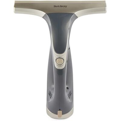 Beldray Titanium Akku-Fenstersauger mit Abziehkopf 60 ml Tank, tropf- und streifenfrei, bis zu 30 Min Laufzeit, wiederaufladbar, leicht Beldray Titanium Akku-Fenstersauger mit Abziehkopf 60 ml Tank, tropf- und streifenfrei, bis zu 30 Min Laufzeit, wiederaufladbar, leicht