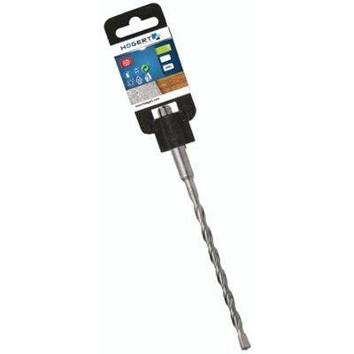 Högert Technik Professionelle SDS+ Beton BX2 Bohrer 12x460 mm 2-schneidig, zum Bohren in Ziegel, Stein, Keramik, Beton und Stahlbeton Högert Technik Professionelle SDS+ Beton BX2 Bohrer 12x460 mm 2-schneidig, zum Bohren in Ziegel, Stein, Keramik, Beton und Stahlbeton