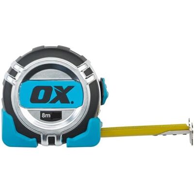 OX Tools Werkzeug, Profi, hochwertig – OX Pro Cinta métrica de doble bloqueo, métrica, 8 m – nan OX Tools Werkzeug, Profi, hochwertig – OX Pro Cinta métrica de doble bloqueo, métrica, 8 m – nan