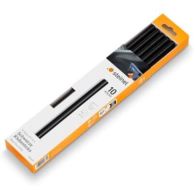 Steinel Schwarze Klebesticks 11 mm, 10 Sticks, 250 g, universeller Schmelzkleber für schwarzes Material Steinel Schwarze Klebesticks 11 mm, 10 Sticks, 250 g, universeller Schmelzkleber für schwarzes Material