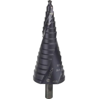Bosch Professional Stufenbohrer HSS-AlTiN mit 3-Flächen-Schaft (M10-M40) Bosch Professional Stufenbohrer HSS-AlTiN mit 3-Flächen-Schaft (M10-M40)