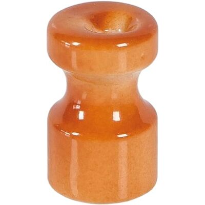 Fanton Isolator aus Keramik, Terrakotta-Farbe, Set mit 6 Isolatoren Ø 16 mm H 25 mm für Installationen mit Messingschrauben 89030TC Fanton Isolator aus Keramik, Terrakotta-Farbe, Set mit 6 Isolatoren Ø 16 mm H 25 mm für Installationen mit Messingschrauben 89030TC