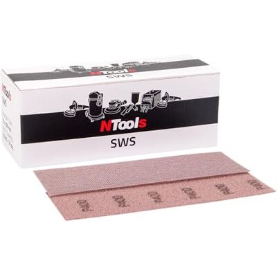 NTools SWS Netz-Schleifstreifen 70 x 200 mm mit P320 Körnung 50 Stück Schleifgitter 200mm Schleifnetz 420mm für Handschleifer mit Absaugung und Handschleifblock NTools SWS Netz-Schleifstreifen 70 x 200 mm mit P320 Körnung 50 Stück Schleifgitter 200mm Schleifnetz 420mm für Handschleifer mit Absaugung und Handschleifblock