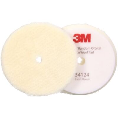 Perfect-It 3M Polierpad mit Polierfell für Exzenter Poliermaschine, grob, weiß, 150 mm (6 in), 34124 Perfect-It 3M Polierpad mit Polierfell für Exzenter Poliermaschine, grob, weiß, 150 mm (6 in), 34124
