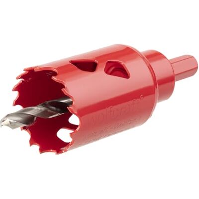 wolfcraft Bi-Metall-Lochsäge, ø35 mm I 5467000 I Für Trockenbaumaterialien, Holz, Kunststoffe und Metalle, Schnitttiefe 40 mm wolfcraft Bi-Metall-Lochsäge, ø35 mm I 5467000 I Für Trockenbaumaterialien, Holz, Kunststoffe und Metalle, Schnitttiefe 40 mm