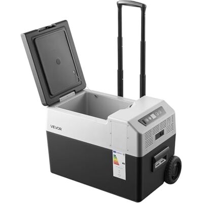 VEVOR Kompressor Kühlbox 30 L, Auto Kühlschrank mit, Griff, App-Steuerung & Rädern, 12 V/24 V DC, 100–240 V AC, -22 °C bis 10 °C, Elektrische Gefrierboxfür LKW, Van, RV, SUV, Reisen & Camping VEVOR Kompressor Kühlbox 30 L, Auto Kühlschrank mit, Griff, App-Steuerung & Rädern, 12 V/24 V DC, 100–240 V AC, -22 °C bis 10 °C, Elektrische Gefrierboxfür LKW, Van, RV, SUV, Reisen & Camping