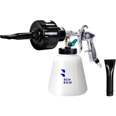 BenBow Druckluft-Schaumpistole Black 1000 ml Schaumkanone für Kompressor 1/4" Anschluss Aktivschaum Sprühpistole für Autoshampoo für Fahrzeugaufbereiter & Werkstatt BenBow Druckluft-Schaumpistole Black 1000 ml Schaumkanone für Kompressor 1/4" Anschluss Aktivschaum Sprühpistole für Autoshampoo für Fahrzeugaufbereiter & Werkstatt