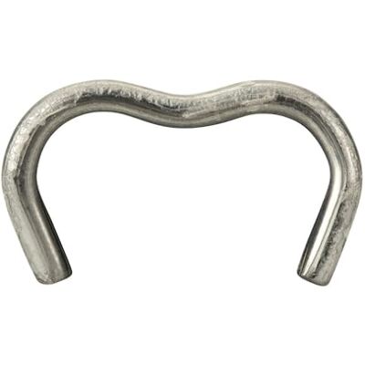 salki Zaunklammern Ω20 Blister mit verzinkten Stahlklammern Omega-20, 2 mm Durchmesser, perfekt für Zaunklammern, enthält 1000 Stück salki Zaunklammern Ω20 Blister mit verzinkten Stahlklammern Omega-20, 2 mm Durchmesser, perfekt für Zaunklammern, enthält 1000 Stück