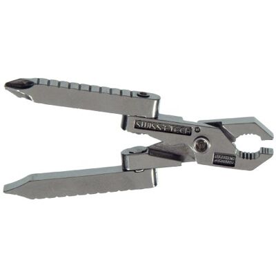 Swiss+Tech ST50022 6-in-1-Schlüsselanhänger, Edelstahl, Multitool, polierte Oberfläche (Einzelpackung) Swiss+Tech ST50022 6-in-1-Schlüsselanhänger, Edelstahl, Multitool, polierte Oberfläche (Einzelpackung)