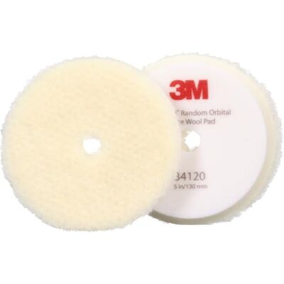 Perfect-It 3M Polierpad mit Polierfell für Exzenter Poliermaschine, grob, weiß, 130 mm (5 in), 34120 Perfect-It 3M Polierpad mit Polierfell für Exzenter Poliermaschine, grob, weiß, 130 mm (5 in), 34120