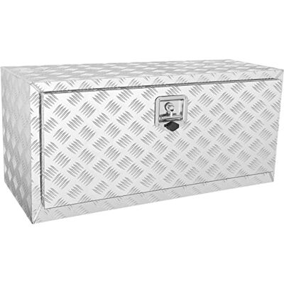 VEVOR Truckbox Werkzeugbox Anhängerbox Werkzeugkasten 914x430x460mm Pickup-Aufbewahrungsbox, Aluminium-Diamantplatten-Werkzeugkasten mit Schloss & Schlüsseln, Wasserdichte Anhänger-Aufbewahrungsbox VEVOR Truckbox Werkzeugbox Anhängerbox Werkzeugkasten 914x430x460mm Pickup-Aufbewahrungsbox, Aluminium-Diamantplatten-Werkzeugkasten mit Schloss & Schlüsseln, Wasserdichte Anhänger-Aufbewahrungsbox