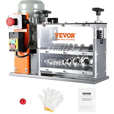 VEVOR Kabelabisoliermaschine Elektrisch 1,5-32mm Kabelschälmaschine 750W Abisoliermaschine 30m pro Minute Geschwindigkeit Abisolierzange 65-Mn-Federstahl Klinge Ideal zum Abisolieren von Kupferdraht VEVOR Kabelabisoliermaschine Elektrisch 1,5-32mm Kabelschälmaschine 750W Abisoliermaschine 30m pro Minute Geschwindigkeit Abisolierzange 65-Mn-Federstahl Klinge Ideal zum Abisolieren von Kupferdraht