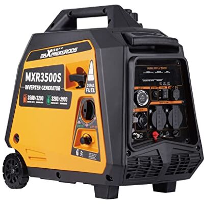 maXpeedingrods Stromgenerator Inverter 3500W Generator Gas Leise mit Elektrostarter Fernbedienung Stromerzeuger LPG Benzin Digitaler Leicht als Notstromaggregat für Camping Garage Reise Outdoor maXpeedingrods Stromgenerator Inverter 3500W Generator Gas Leise mit Elektrostarter Fernbedienung Stromerzeuger LPG Benzin Digitaler Leicht als Notstromaggregat für Camping Garage Reise Outdoor