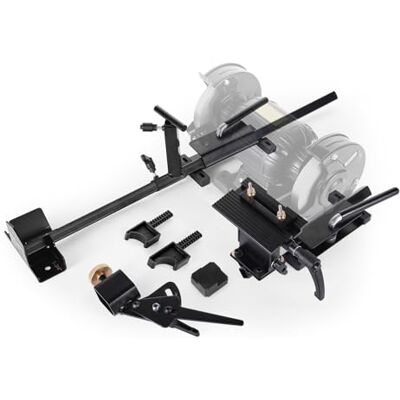 VEVOR Multi-Schleifvorrichtung für 152,4 mm und 203,2 mm Doppelschleifer, Zubehörteile mit Plattform, Gehrungsführung, Werkzeugauflage, Einstellblock, für Meißel und Drechselwerkzeuge VEVOR Multi-Schleifvorrichtung für 152,4 mm und 203,2 mm Doppelschleifer, Zubehörteile mit Plattform, Gehrungsführung, Werkzeugauflage, Einstellblock, für Meißel und Drechselwerkzeuge