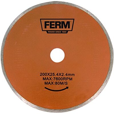 Ferm Diamant-Sägeblatt 200 mm, für Fliesenschneider, Braun Ferm Diamant-Sägeblatt 200 mm, für Fliesenschneider, Braun