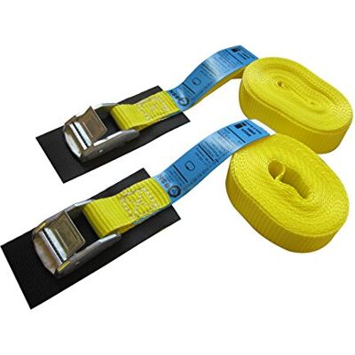 Braun 200-1-300+ASG/VE2 Spanngurt 400 daN, Einteilig, mit Klemmschloss-Unterlage, für Privattransporte, Farbe Gelb, 3 M Länge, 25 mm Bandbreite, mit Klemmschloss, 2er Set Braun 200-1-300+ASG/VE2 Spanngurt 400 daN, Einteilig, mit Klemmschloss-Unterlage, für Privattransporte, Farbe Gelb, 3 M Länge, 25 mm Bandbreite, mit Klemmschloss, 2er Set
