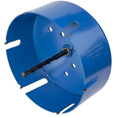 wolfcraft Universallochsäge mit Spanndorn I 5962000 I Für Bohrungen mit großem Durchmesser in unterschiedlichsten Materialien, Schnitttiefe 60 mm, ø152mm wolfcraft Universallochsäge mit Spanndorn I 5962000 I Für Bohrungen mit großem Durchmesser in unterschiedlichsten Materialien, Schnitttiefe 60 mm, ø152mm