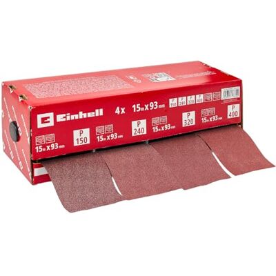 Einhell Accessories Einhell Schleifpapierrolle, 93 mm x 15 m (Aluminiumoxid, kunstharzgebunden, zuschneidbar, maschinell/manuell, für Holz/Kunststoff/Metall/Trockenbau) Einhell Accessories Einhell Schleifpapierrolle, 93 mm x 15 m (Aluminiumoxid, kunstharzgebunden, zuschneidbar, maschinell/manuell, für Holz/Kunststoff/Metall/Trockenbau)