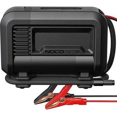 NOCO AIR20 UltraFast 20A Reifenfüller 12V Tragbare Luftkompressorpumpe 47SLPM Luftstrom bläst 0-40PSI in 2,5 Minuten auf Digitales Messgerät + Auto-Shutoff NOCO AIR20 UltraFast 20A Reifenfüller 12V Tragbare Luftkompressorpumpe 47SLPM Luftstrom bläst 0-40PSI in 2,5 Minuten auf Digitales Messgerät + Auto-Shutoff