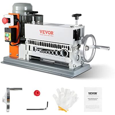VEVOR Kabelabisoliermaschine Elektrisch 1,5-36mm Kabelschälmaschine 370W Abisoliermaschine 11 Abisolierkanäle Abisolierzange mit Kurbel 65-Mn-Federstahl Klinge Ideal zum Abisolieren von Kupferdraht VEVOR Kabelabisoliermaschine Elektrisch 1,5-36mm Kabelschälmaschine 370W Abisoliermaschine 11 Abisolierkanäle Abisolierzange mit Kurbel 65-Mn-Federstahl Klinge Ideal zum Abisolieren von Kupferdraht