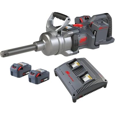 Ingersoll-Rand Ingersoll Rand W9691-K4E-EU, 1" 20 V Akku-Schlagschrauber Kit, 4.000 Nm, 4x 5,0 Ah Li-Ionen Akkus, Zweifach-Ladegerät Ingersoll-Rand Ingersoll Rand W9691-K4E-EU, 1" 20 V Akku-Schlagschrauber Kit, 4.000 Nm, 4x 5,0 Ah Li-Ionen Akkus, Zweifach-Ladegerät