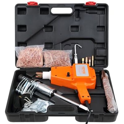 VEVOR Ausbeulspotter 800 VA 220 V 1600 A Ausbeul-Set Dellenlifter Punktschweißgerät IP22 Wasserdicht inkl. verschiedener Elektroden Ausbeulwerkzeug zur professionellen Reparatur von Kfz Karosserien VEVOR Ausbeulspotter 800 VA 220 V 1600 A Ausbeul-Set Dellenlifter Punktschweißgerät IP22 Wasserdicht inkl. verschiedener Elektroden Ausbeulwerkzeug zur professionellen Reparatur von Kfz Karosserien
