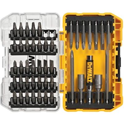 DeWalt Schraubendreher-Bit-Set mit robustem Koffer, 45-teilig (DW2166) DeWalt Schraubendreher-Bit-Set mit robustem Koffer, 45-teilig (DW2166)