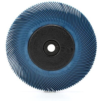 3M Scotch-Brite Radial Bristle Brush RB-ZB mit Kunststoff-Flansch, blau, 152,4 mm x 11,11 mm x 25,4 mm, P400, Typ C, 1 Stück 3M Scotch-Brite Radial Bristle Brush RB-ZB mit Kunststoff-Flansch, blau, 152,4 mm x 11,11 mm x 25,4 mm, P400, Typ C, 1 Stück