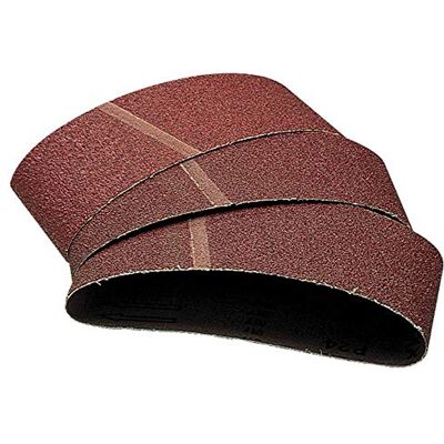 wolfcraft 6 Gewebe-Schleifbänder 76 x 457 mm I 3114000 I Körnung 120 I für Holz & Metall I Schleifpapier für Bandschleifer I flexibel und langlebig wolfcraft 6 Gewebe-Schleifbänder 76 x 457 mm I 3114000 I Körnung 120 I für Holz & Metall I Schleifpapier für Bandschleifer I flexibel und langlebig